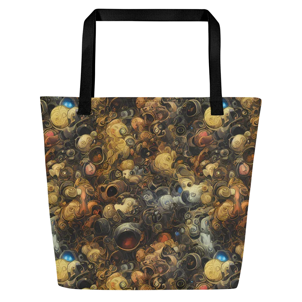 Molten Menagerie on Large Tote Bag W/ Pocket — Front