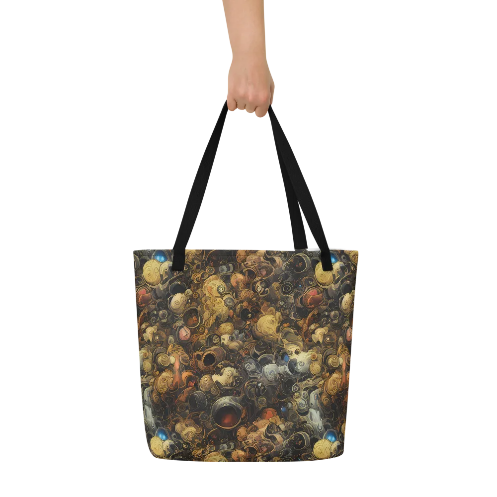 Molten Menagerie on Large Tote Bag W/ Pocket — Front