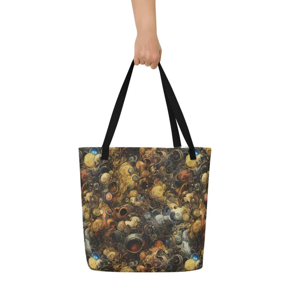 Molten Menagerie on Large Tote Bag W/ Pocket — Front