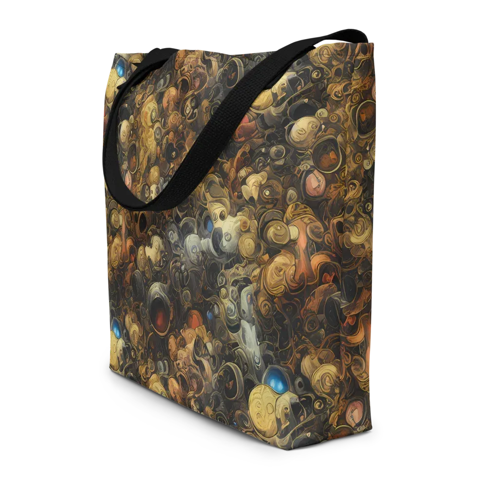 Molten Menagerie on Large Tote Bag W/ Pocket — Front