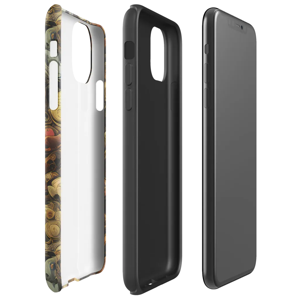 Molten Menagerie on Tough Case for iPhone® — Right