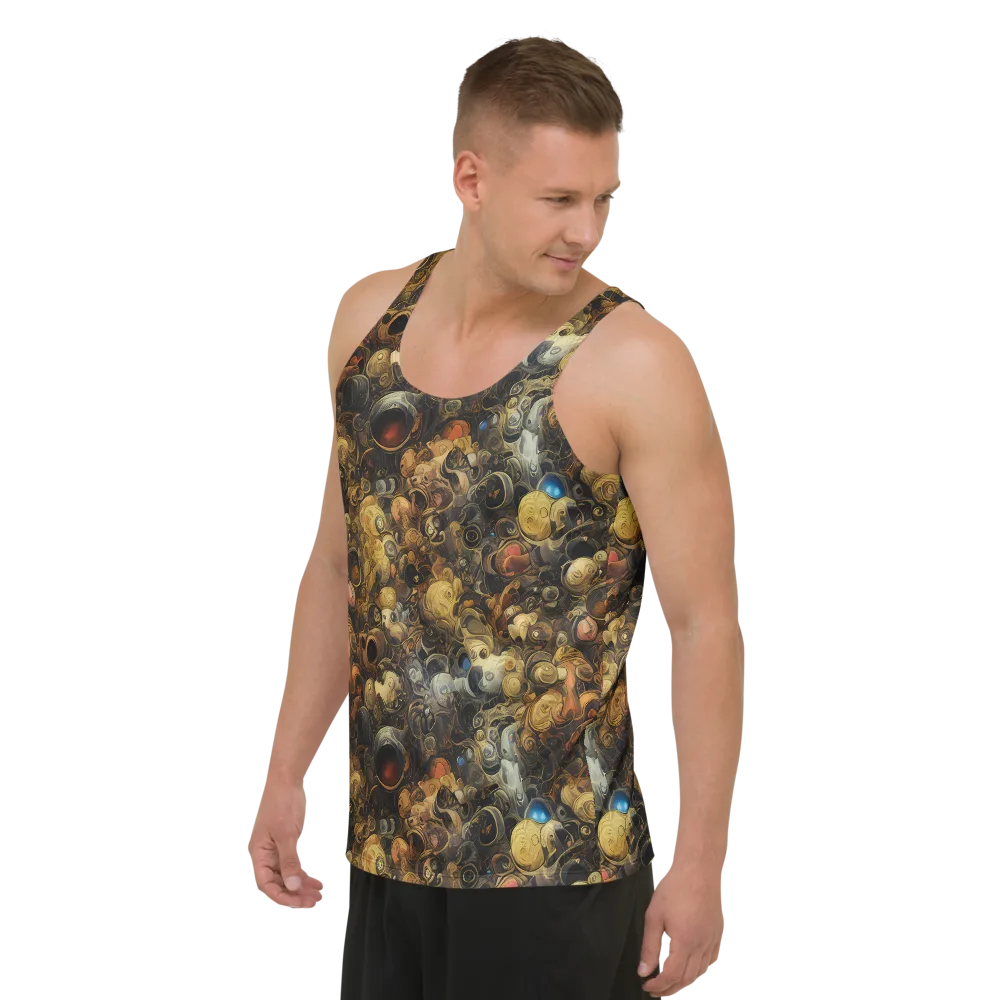 Molten Menagerie on Men's Tank Top — Left Front