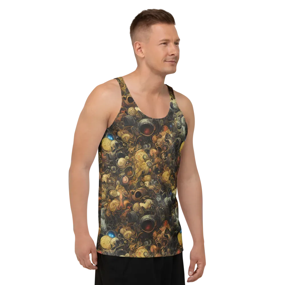 Molten Menagerie on Men's Tank Top — Right Front