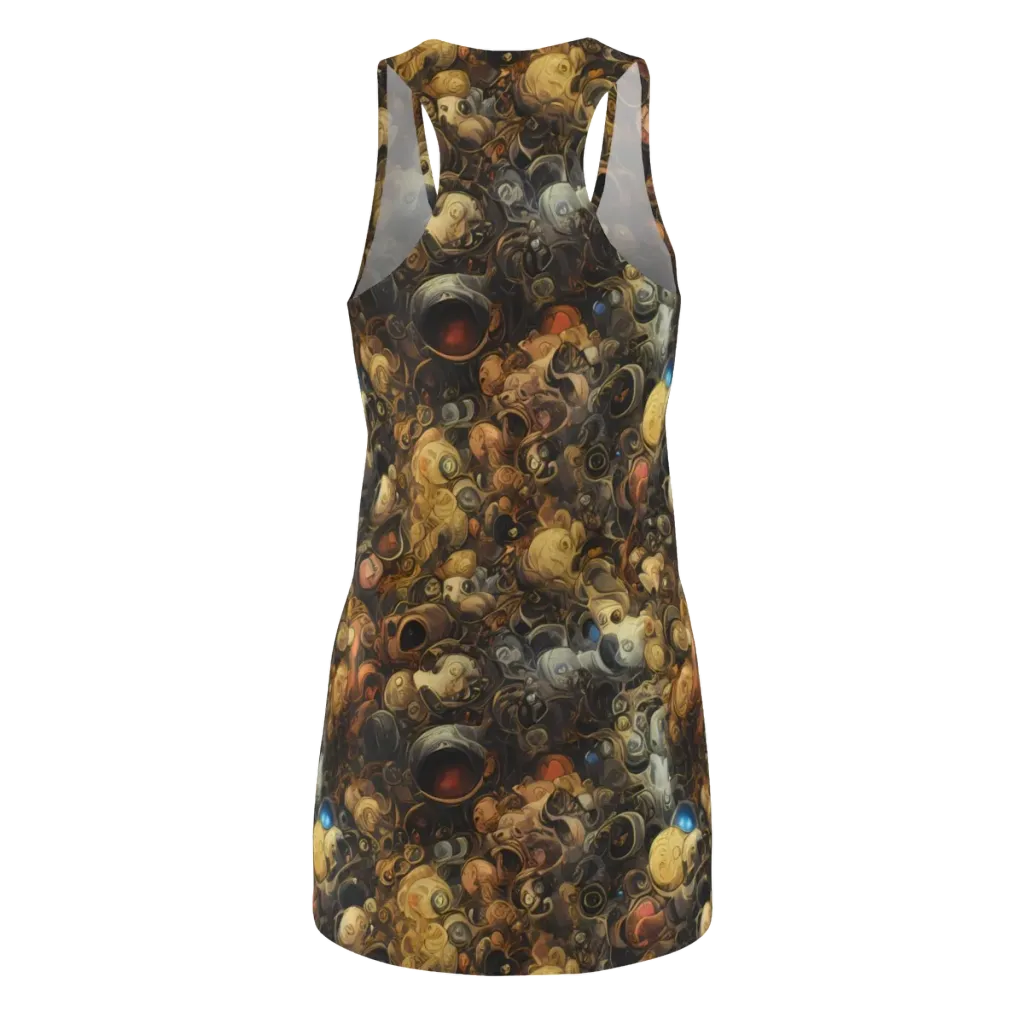 Molten Menagerie on Racerback Dress — Back