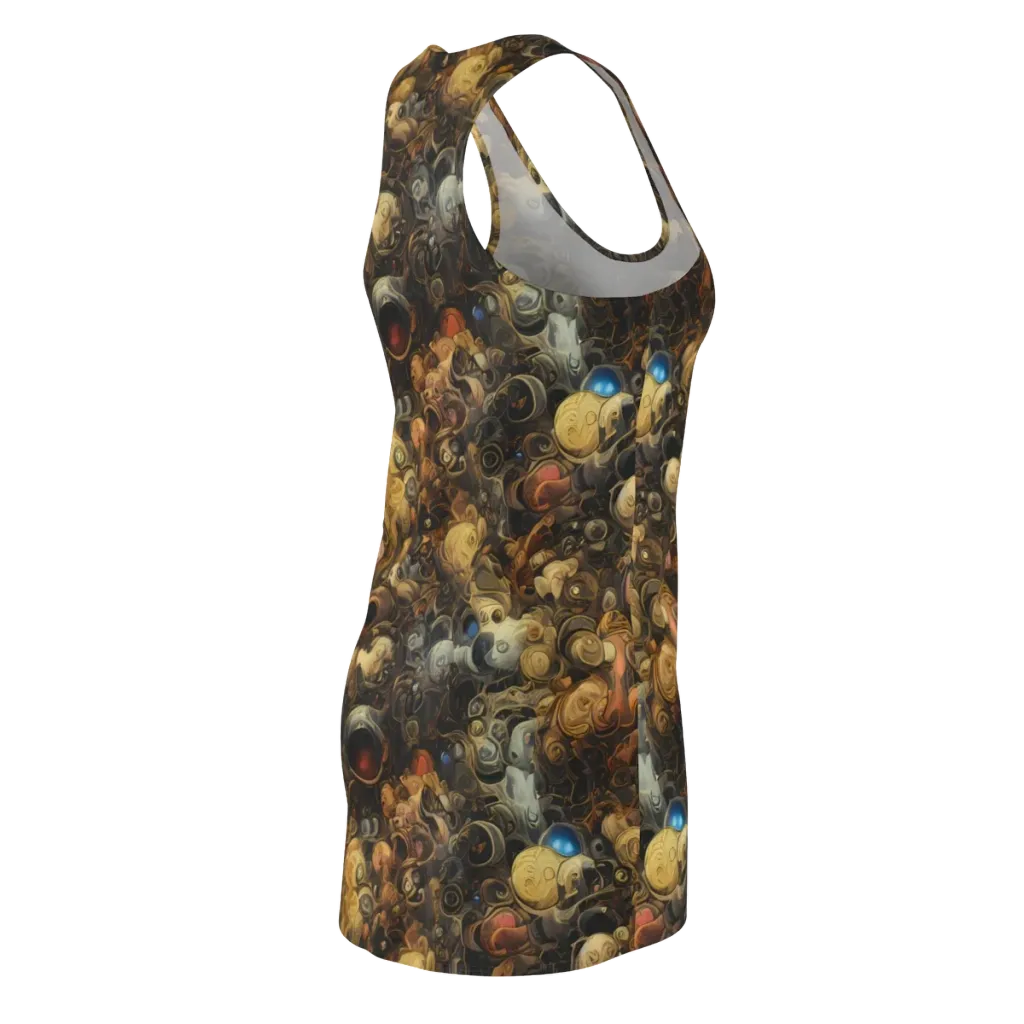 Molten Menagerie on Racerback Dress — Back Side