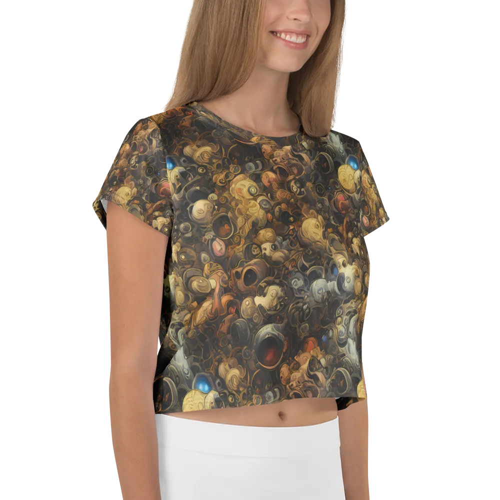 Molten Menagerie on Crop Tee — Right