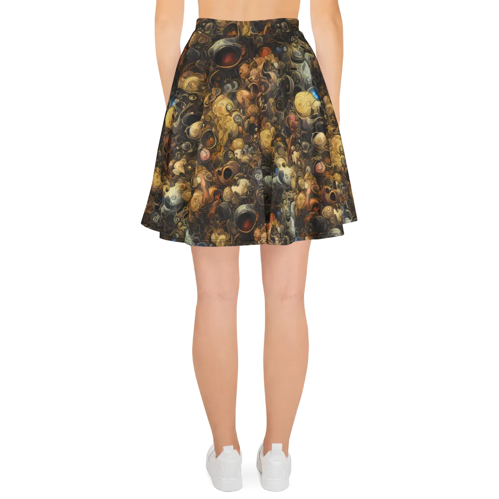 Molten Menagerie on Skater Skirt — Back