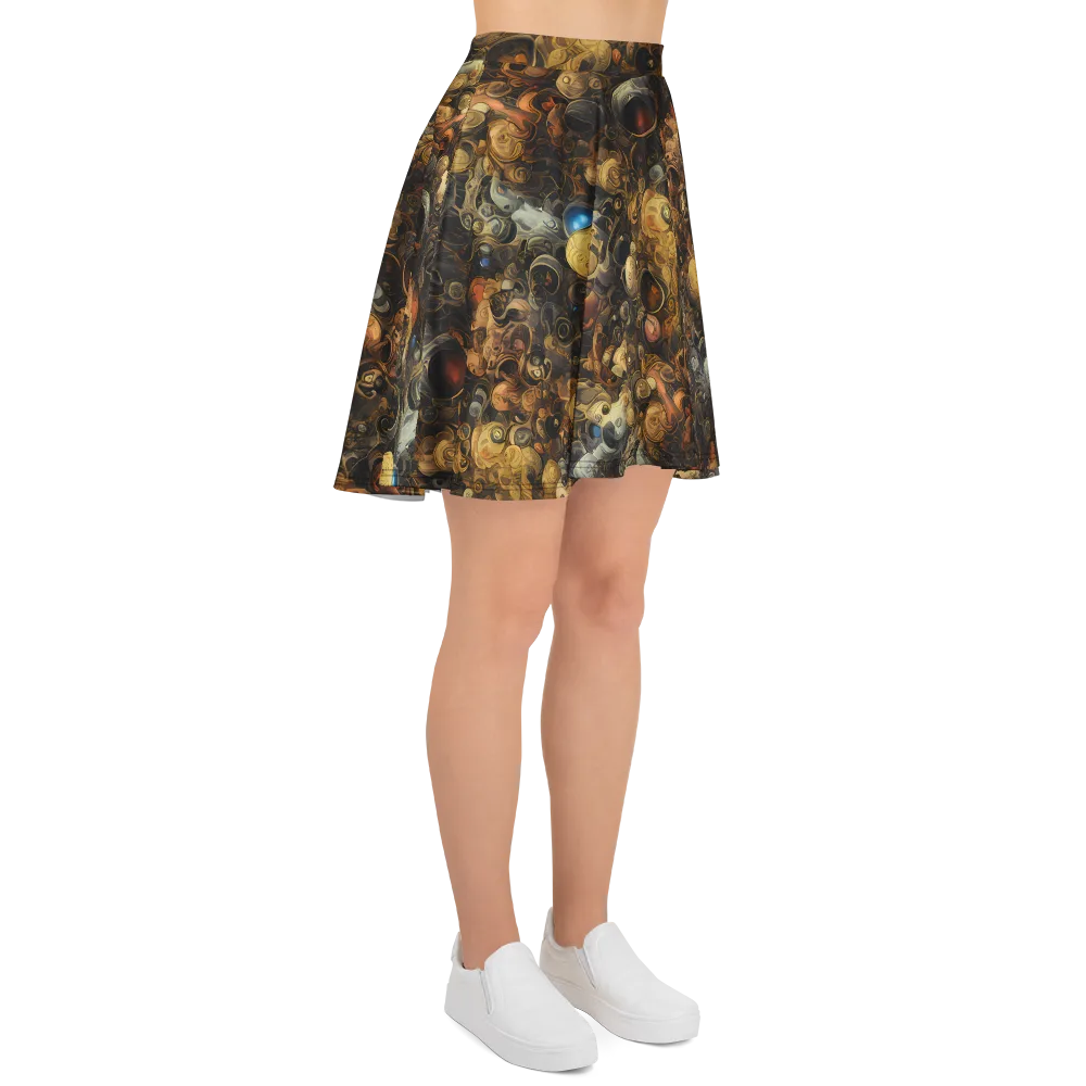 Molten Menagerie on Skater Skirt — Right