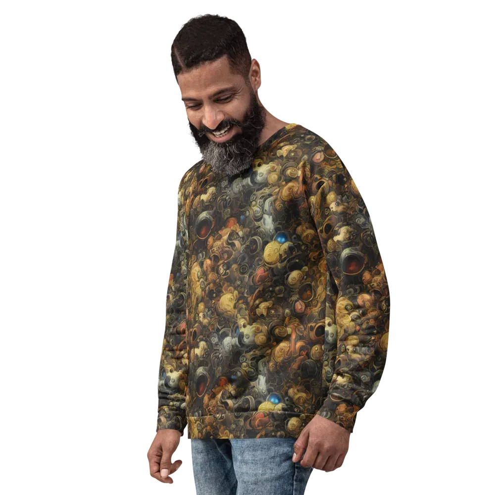 Molten Menagerie on Sweatshirt — Left Front