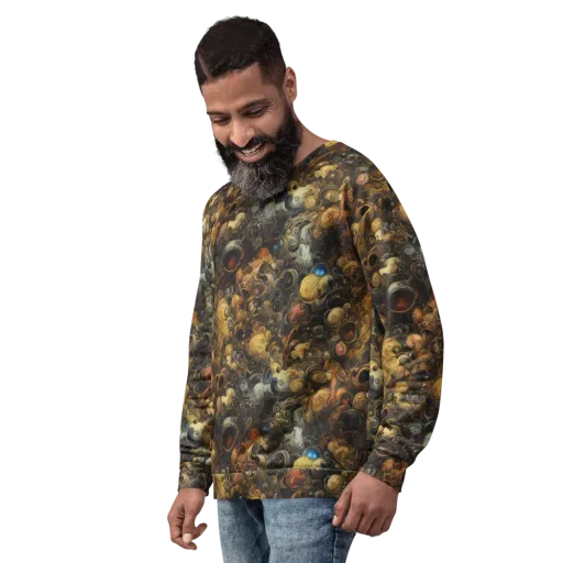 Molten Menagerie on a Sweatshirt