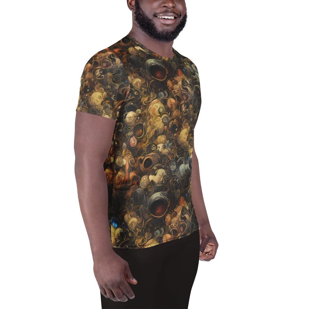Molten Menagerie on Men's Athletic T-Shirt — Right