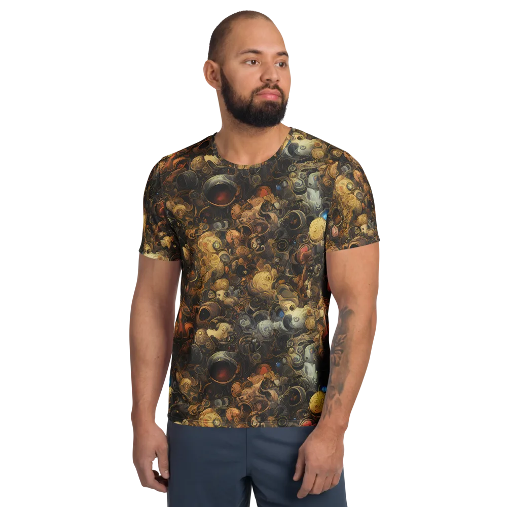 Molten Menagerie on Men's Athletic T-Shirt — Front
