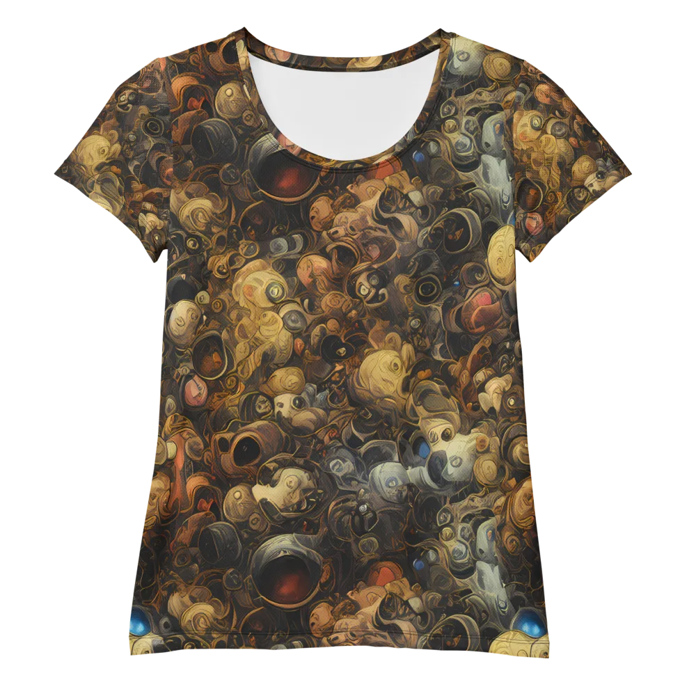 Molten Menagerie on Women's Athletic T-Shirt — Front