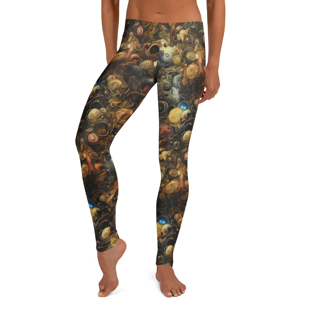 Molten Menagerie on Leggings — Front