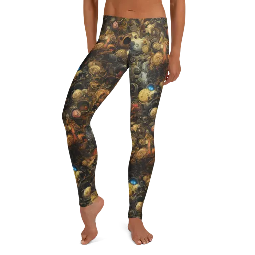 Molten Menagerie on a Leggings