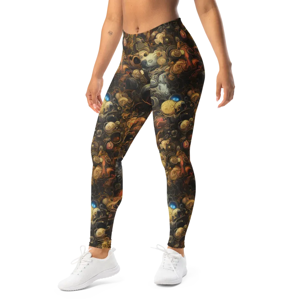 Molten Menagerie on Leggings — Left Front