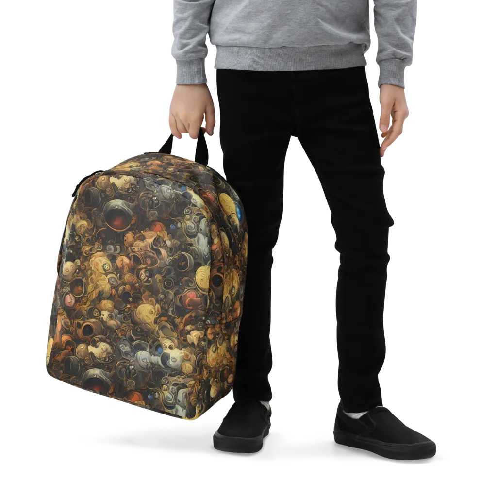 Molten Menagerie on Minimalist Backpack — Zoomed-in