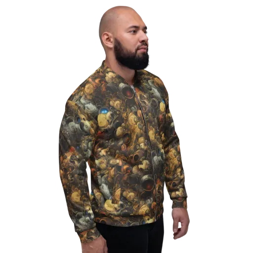 Molten Menagerie on a Bomber Jacket