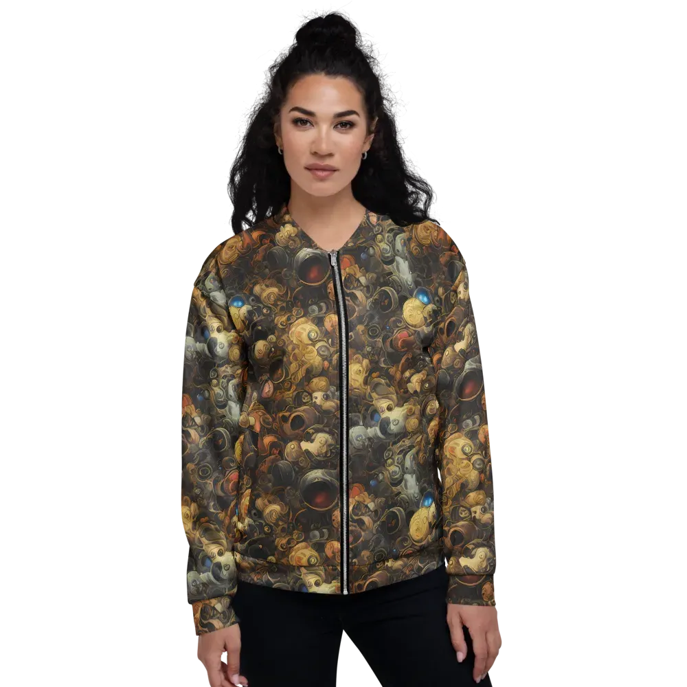 Molten Menagerie on Bomber Jacket — Front