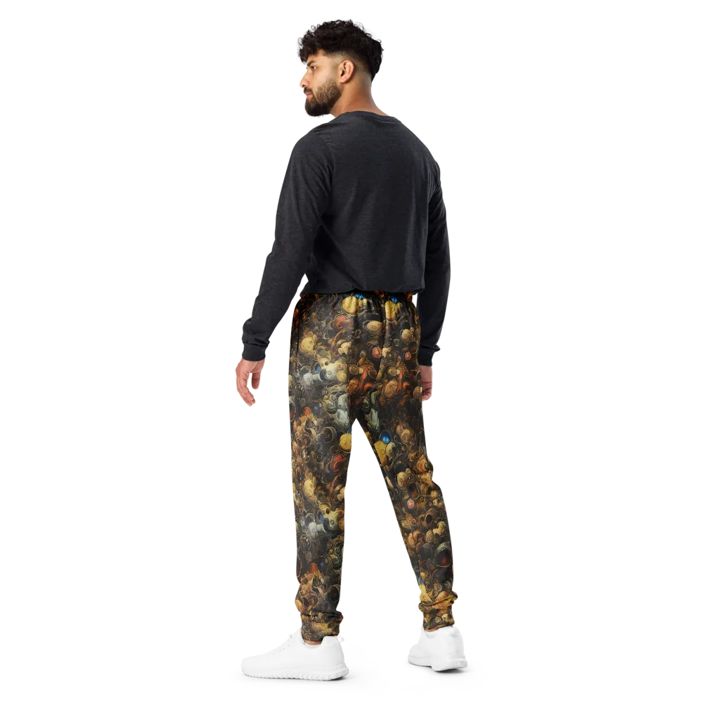 Molten Menagerie on Men's Joggers — Back