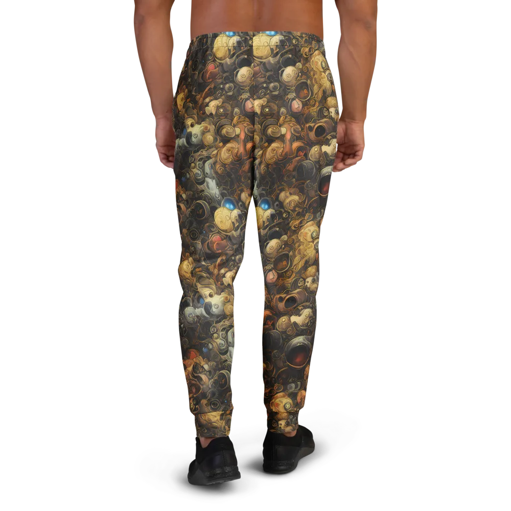 Molten Menagerie on Men's Joggers — Back