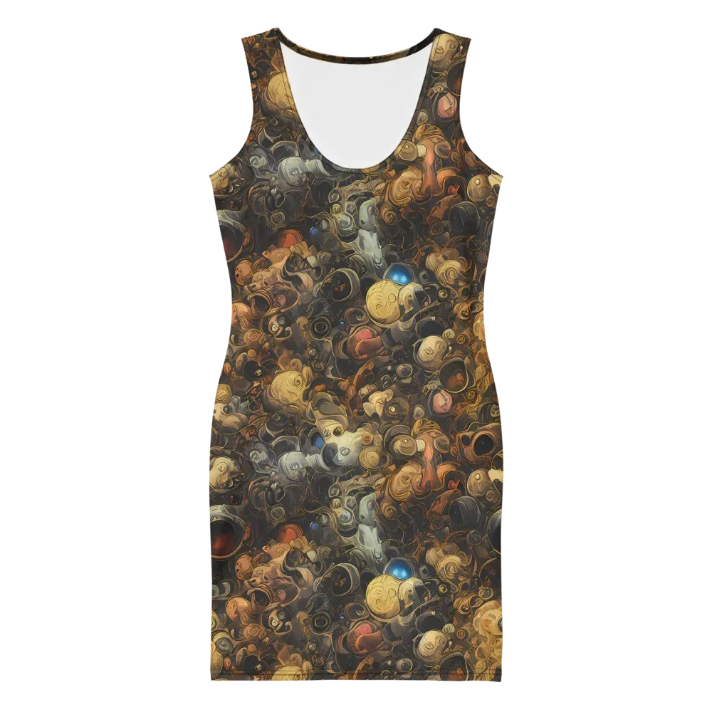 Molten Menagerie on Bodycon Dress — Front