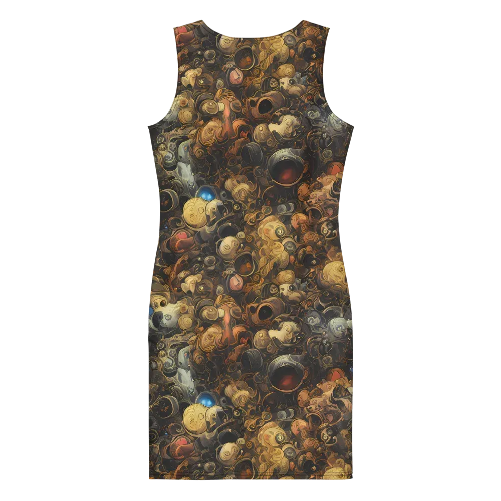 Molten Menagerie on Bodycon Dress — Back
