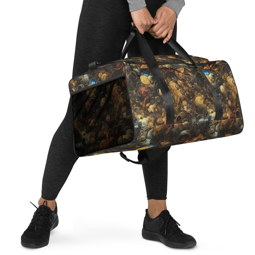 Molten Menagerie on Duffle Bag — Right Front