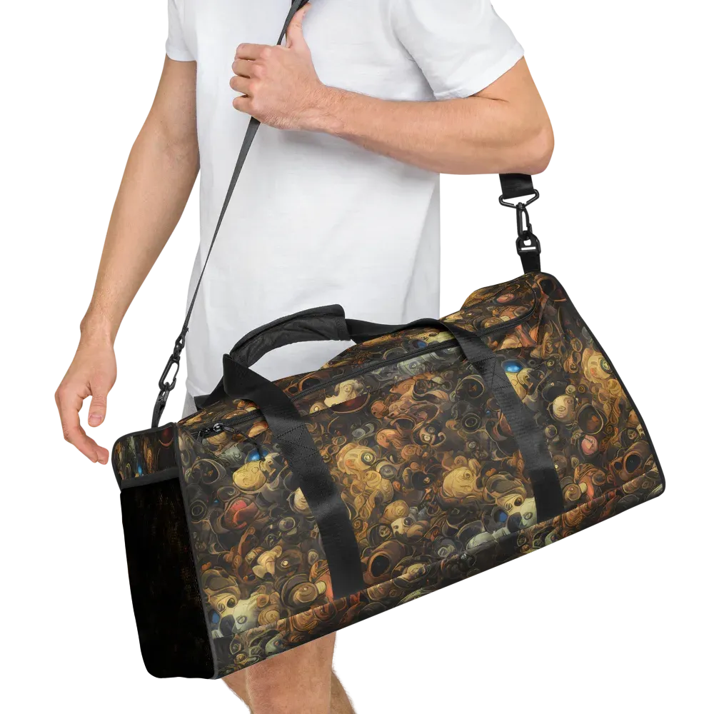 Molten Menagerie on Duffle Bag — Right Front