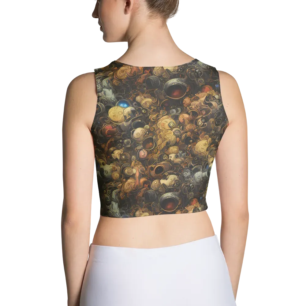 Molten Menagerie on Crop Top — Back