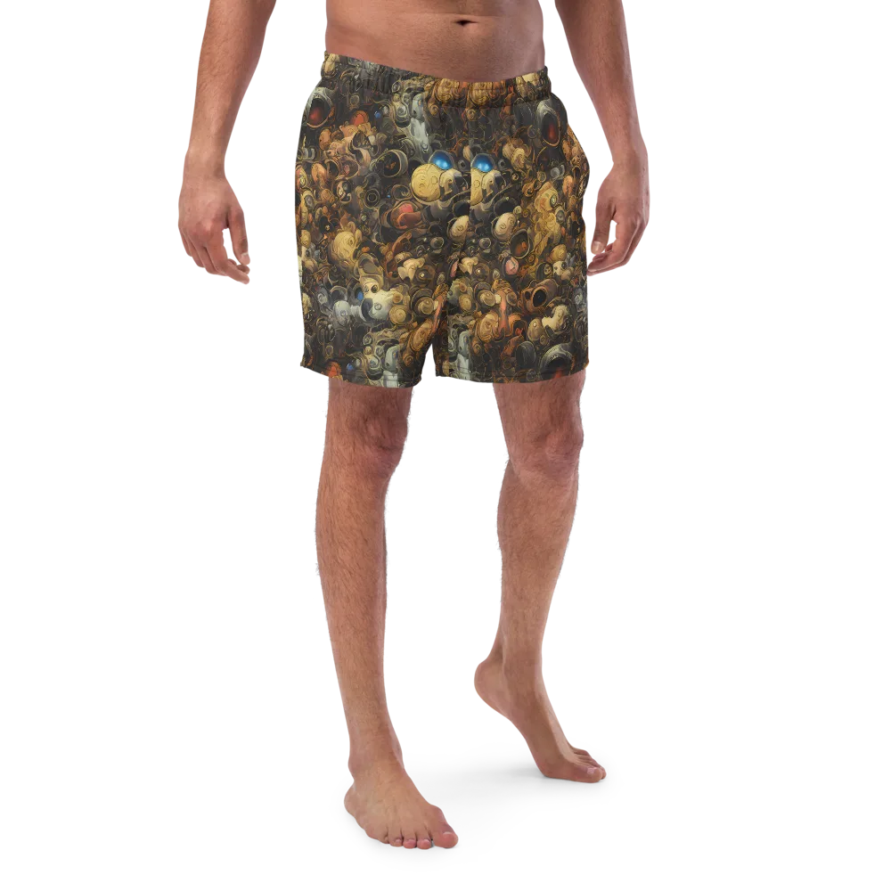 Molten Menagerie on Swim Trunks — Front