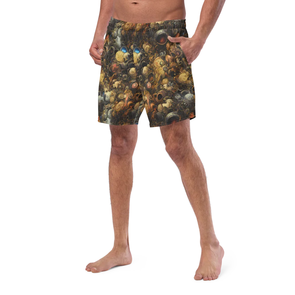 Molten Menagerie on Swim Trunks — Left Front