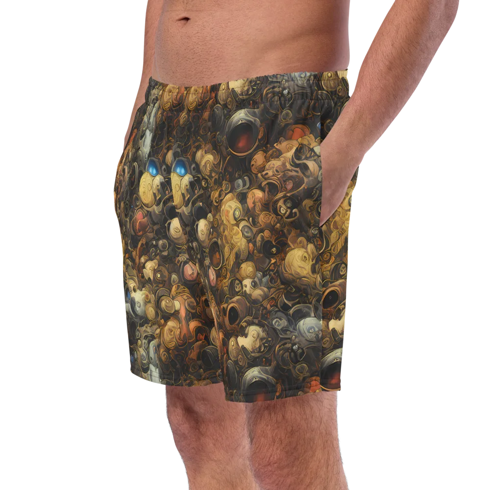 Molten Menagerie on Swim Trunks — Left Front