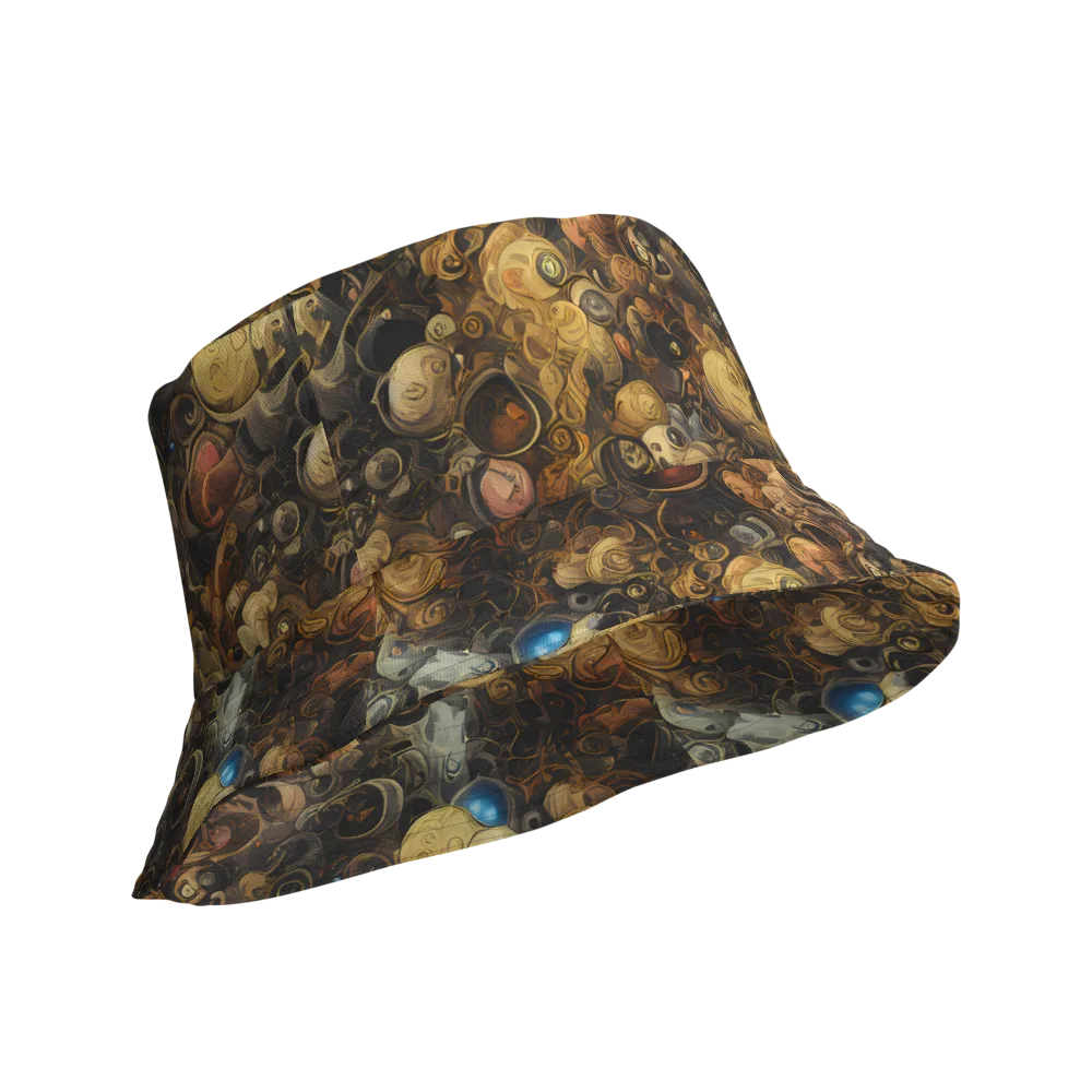 Molten Menagerie on Reversible Bucket Hat — Product details Outside