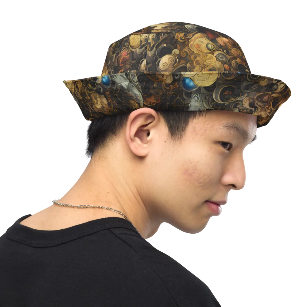 Molten Menagerie on Reversible Bucket Hat — Right Outside