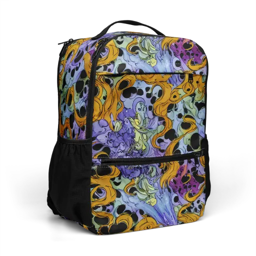 Orange Dreamscape on a Utility Backpack