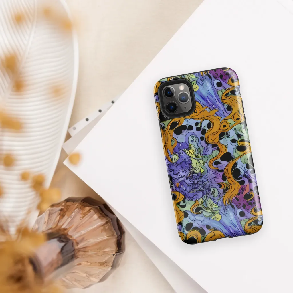 Orange Dreamscape on Tough Case for iPhone® — Front