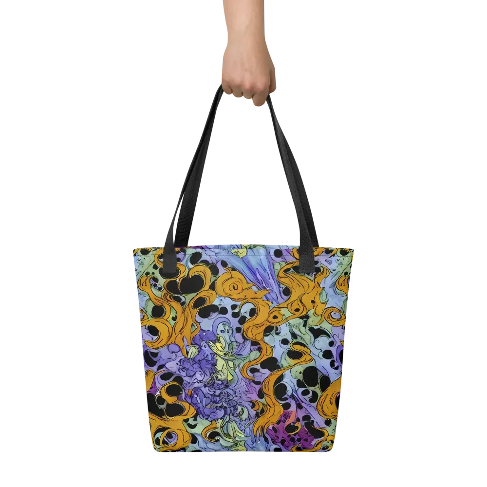Orange Dreamscape on Tote Bag — Front