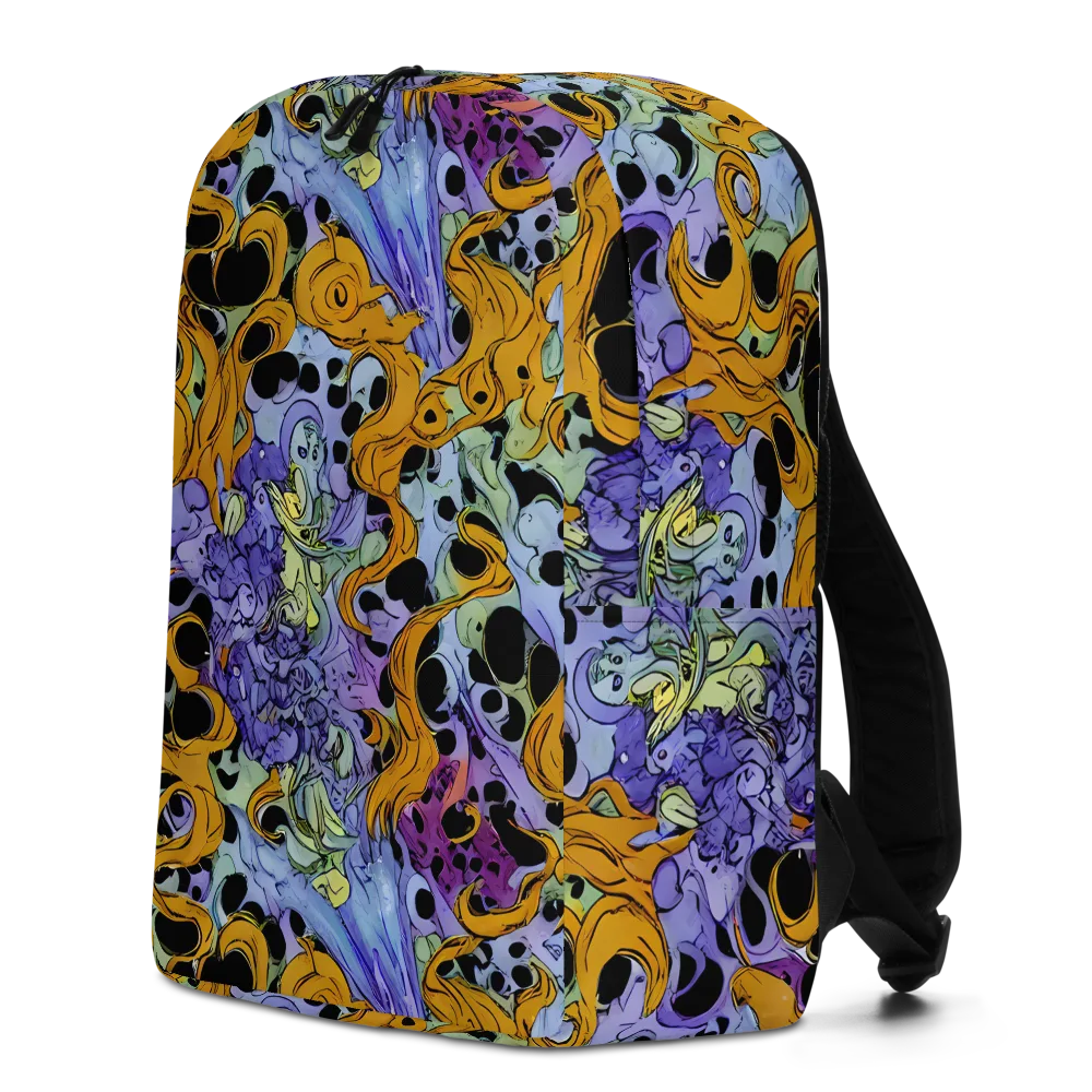 Orange Dreamscape on Minimalist Backpack — Left