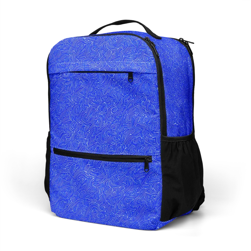Electric Topography on Utility Backpack — Left Front