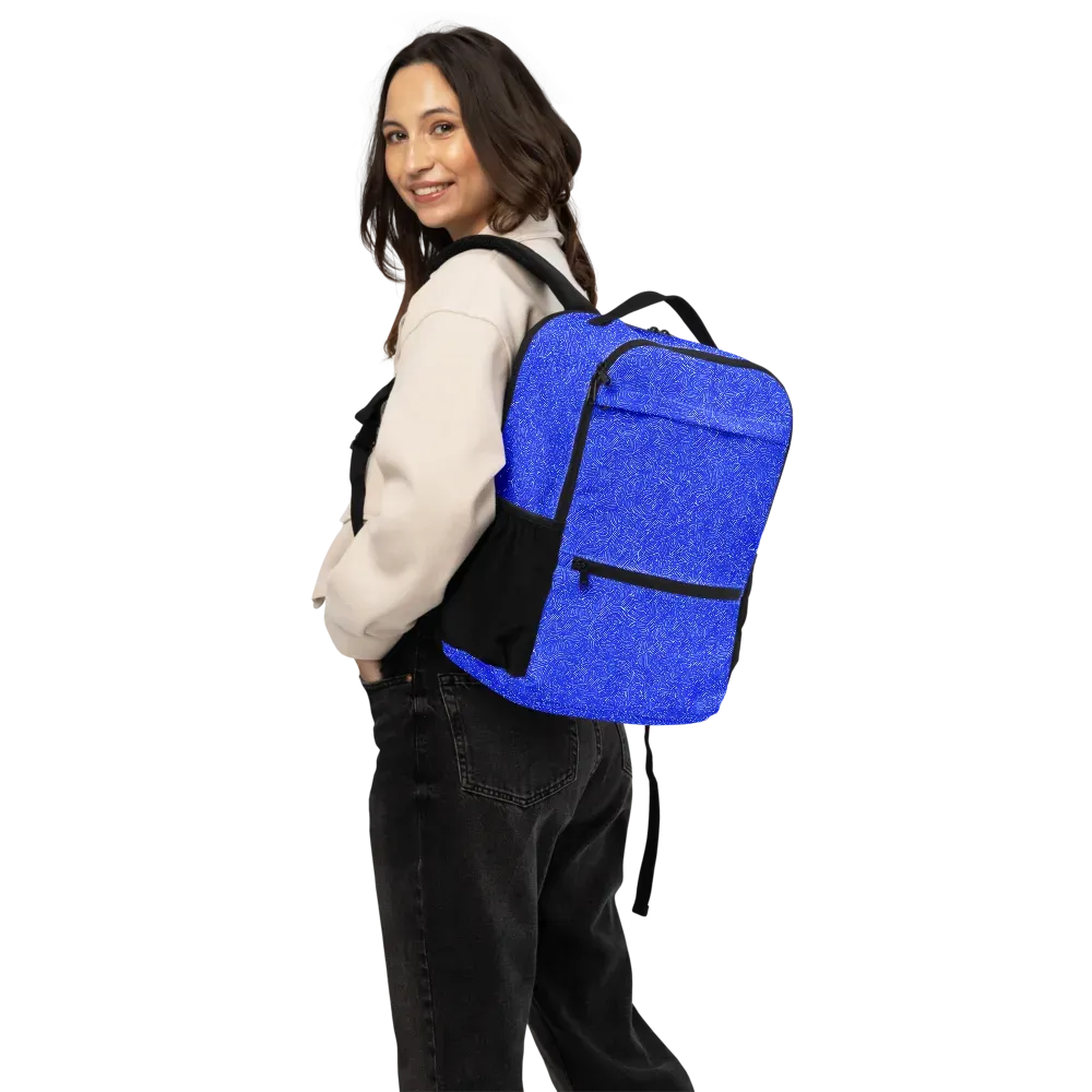 Electric Topography on Utility Backpack — Back