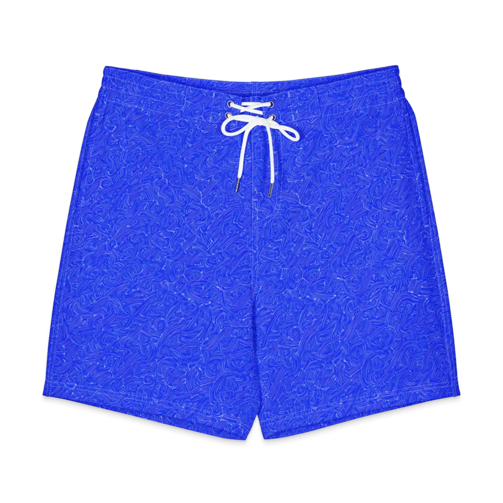 Electric Topography on Men's Board Shorts — Front