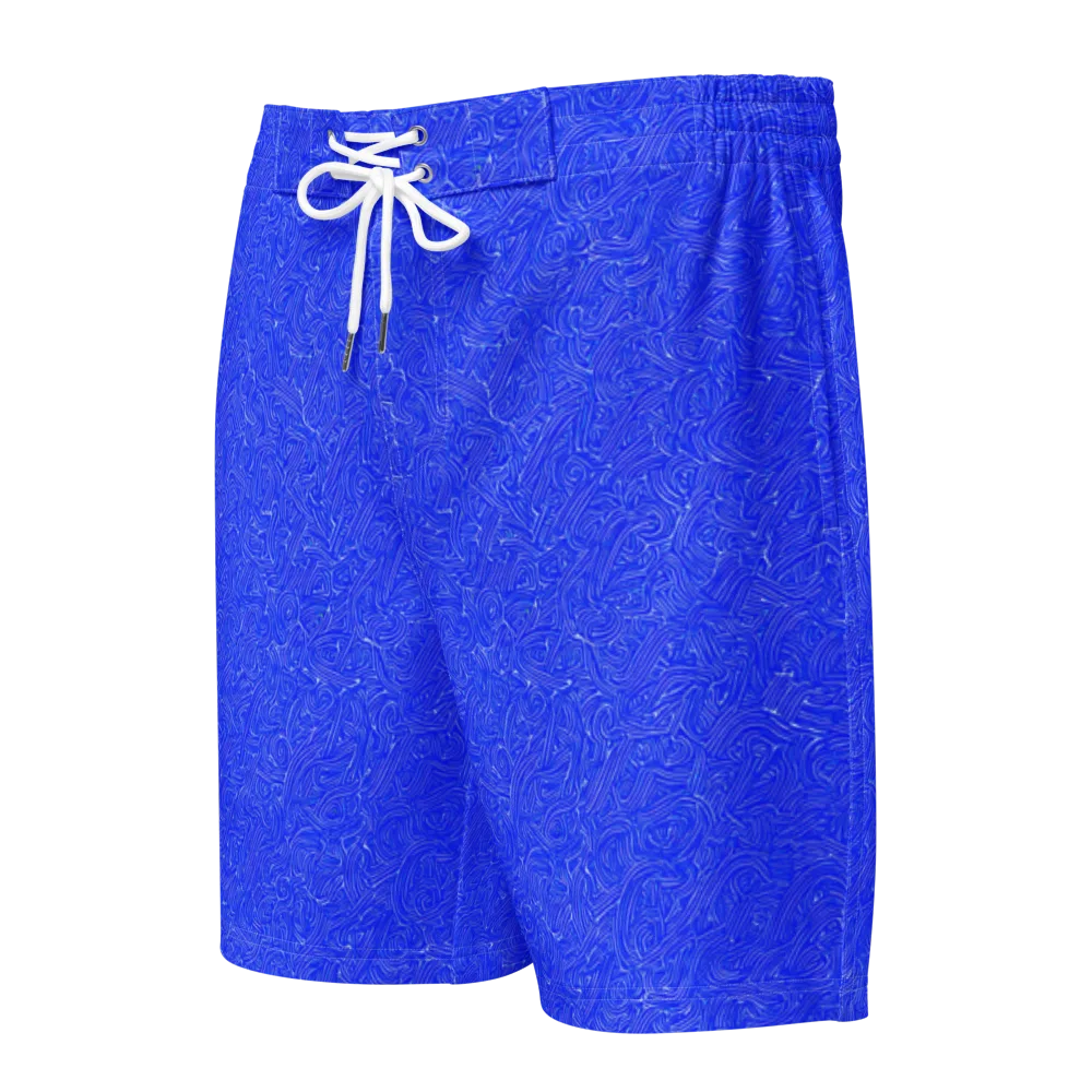 Electric Topography on Men's Board Shorts — Front