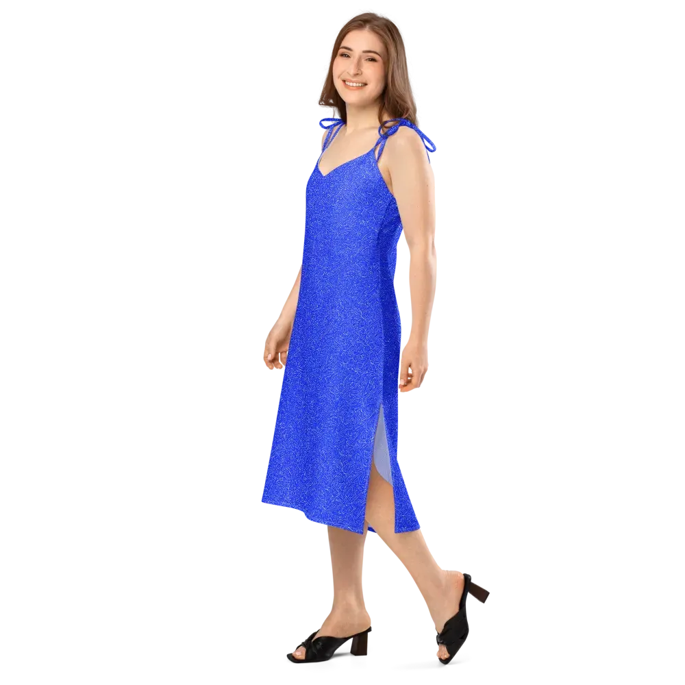 Electric Topography on Slip Dress — Left Front