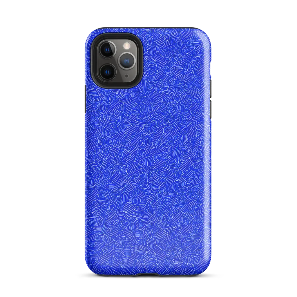 Electric Topography on Tough Case for iPhone® — Front