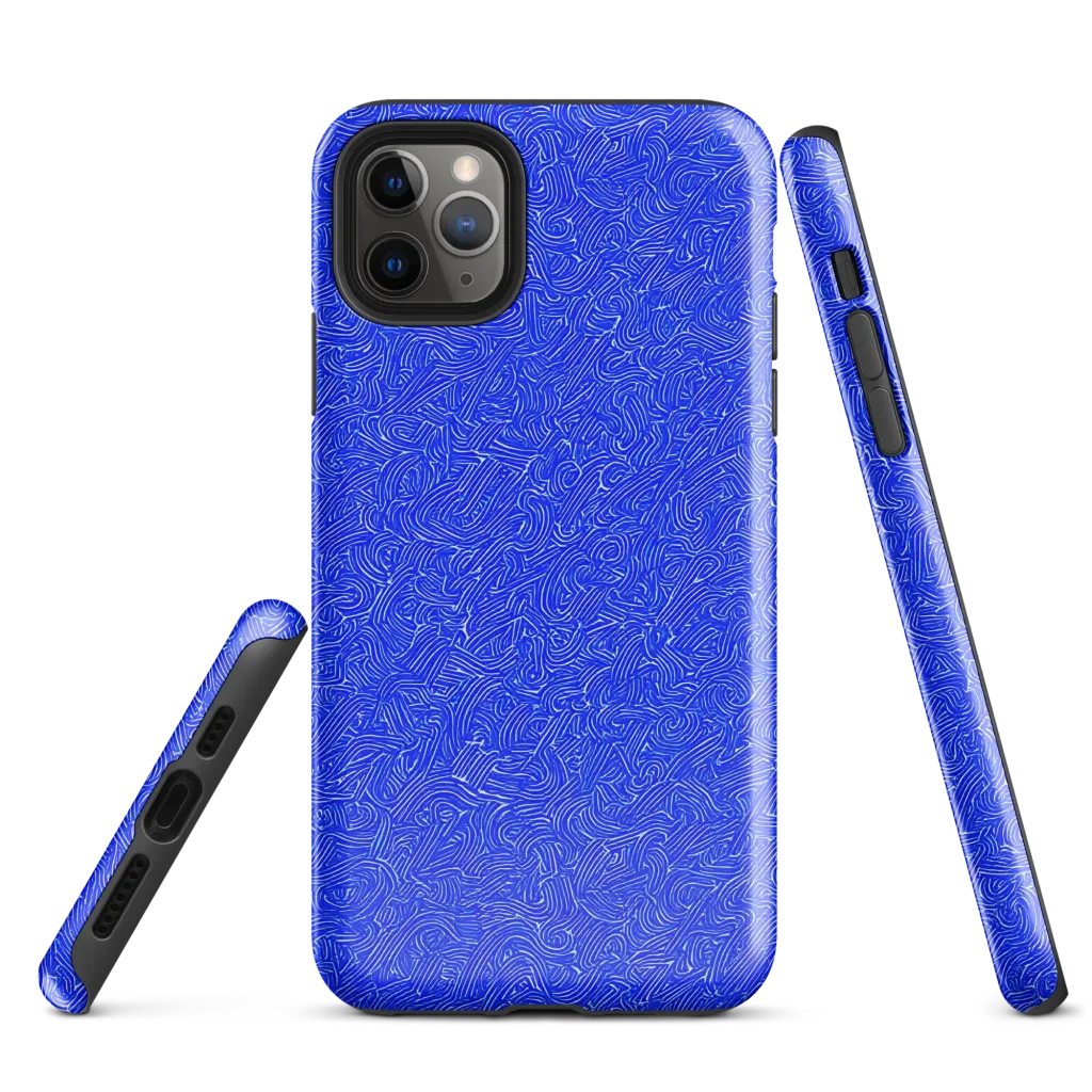 Electric Topography on Tough Case for iPhone® — Front