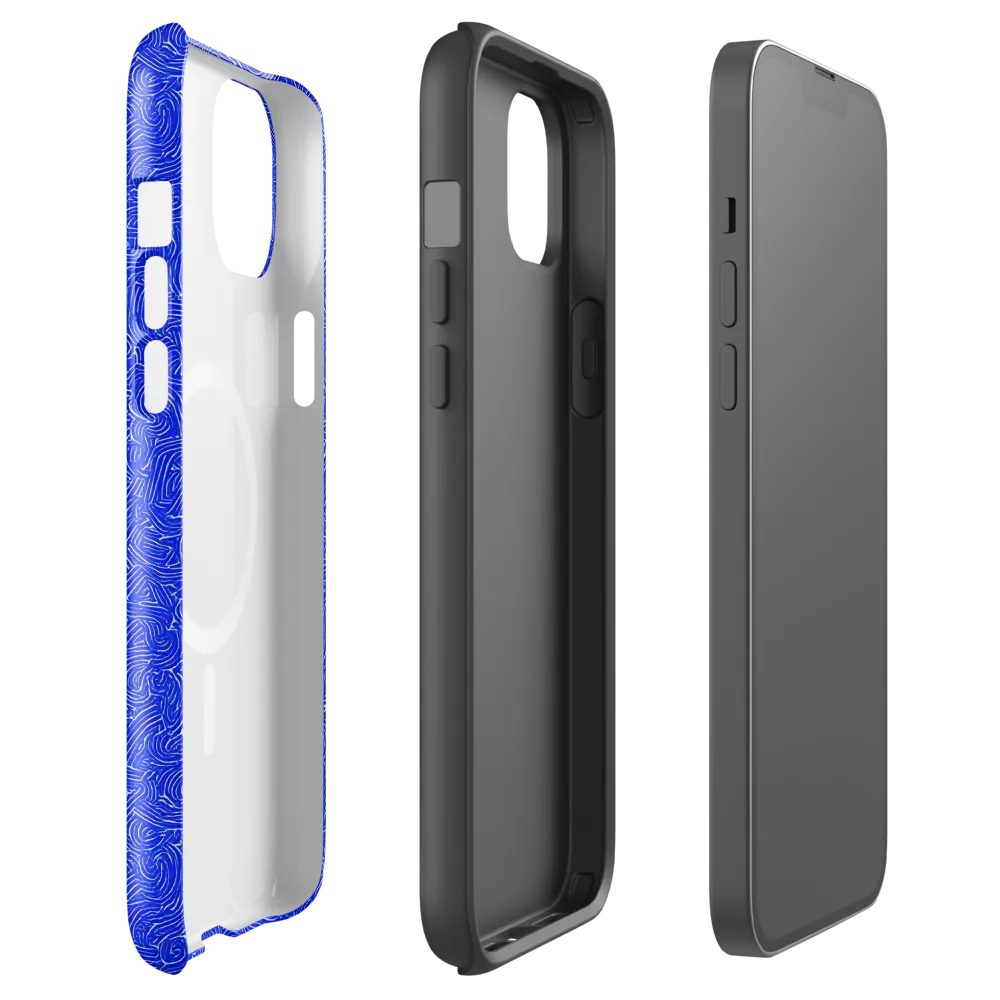 Electric Topography on MagSafe Tough Case for iPhone® — Front