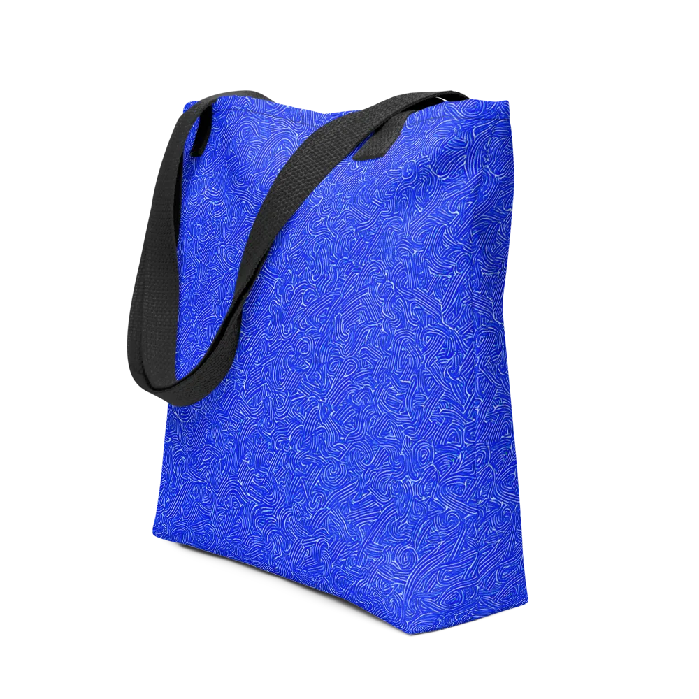 Electric Topography on Tote Bag — Front