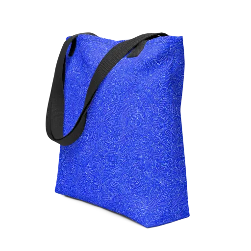 Electric Topography on a Tote Bag