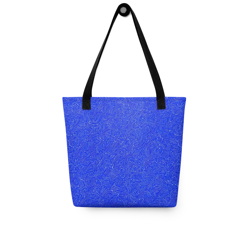 Electric Topography on Tote Bag — Front